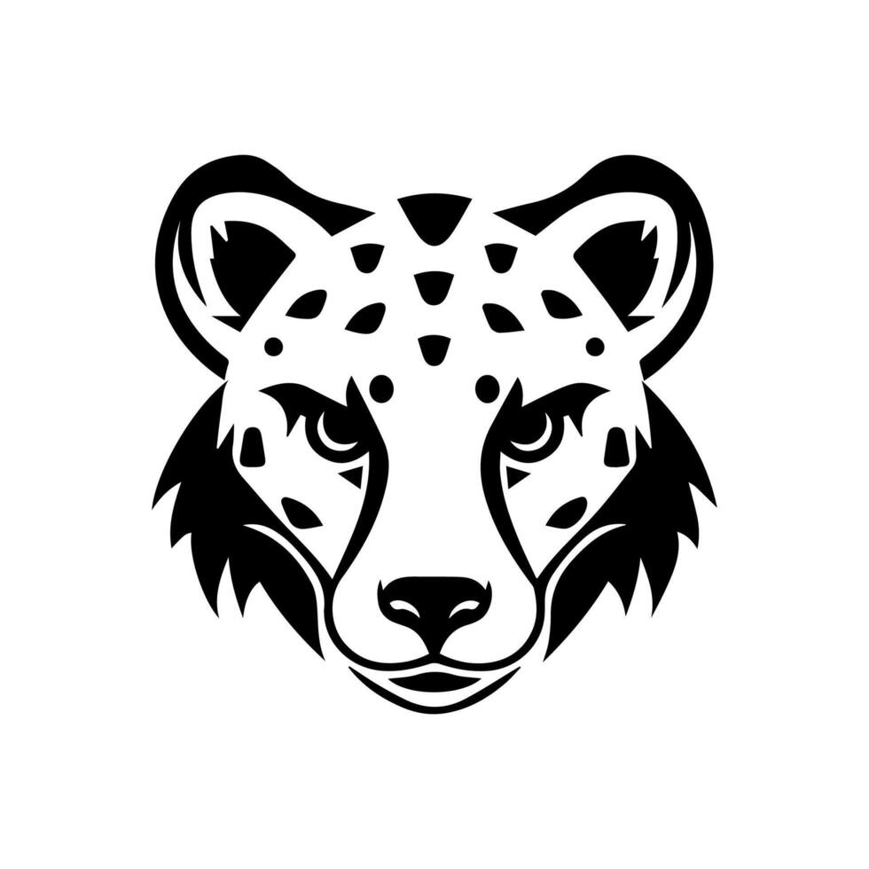 Hyena icon or modern line symbol. line art and icon design with bold outline. Black and white Pixel Perfect minimalistic symbol isolated white background. Silhouette simple thin sign vector