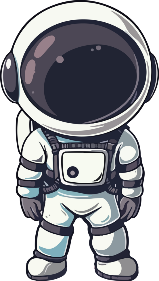 astronaut illustration isolated on transparent background. png