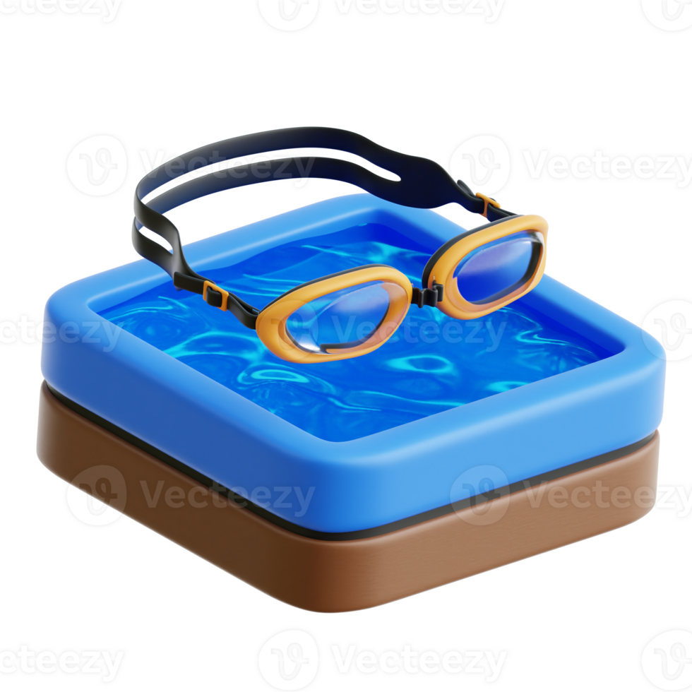 Swimming 3d Illustration png