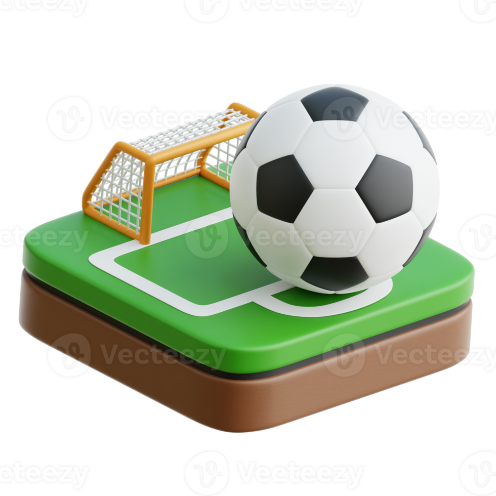Football 3d Illustration png