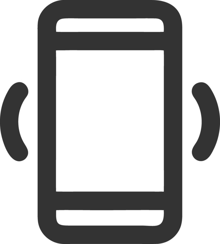 phone volume black fill icon vector
