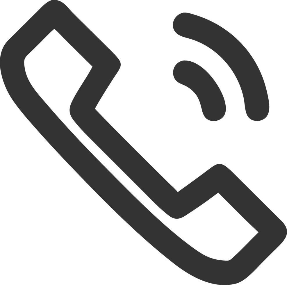 phone volume black fill icon vector