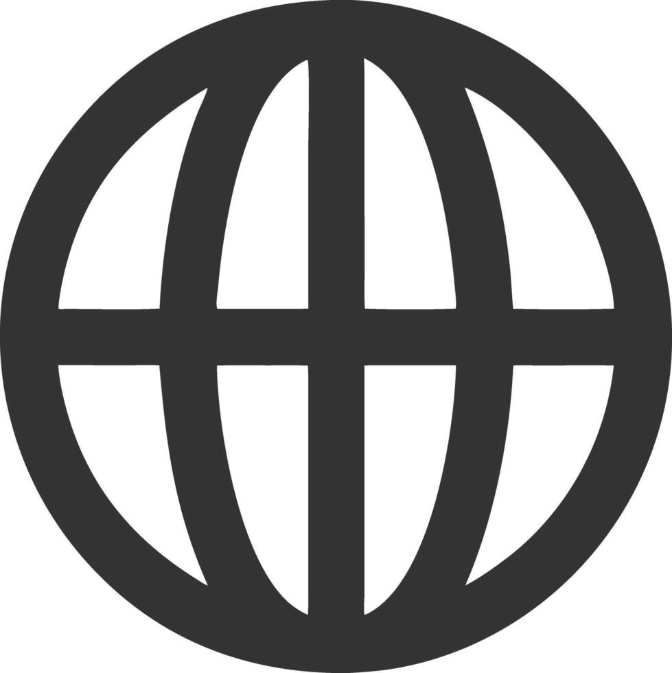 globe stand black fill icon vector