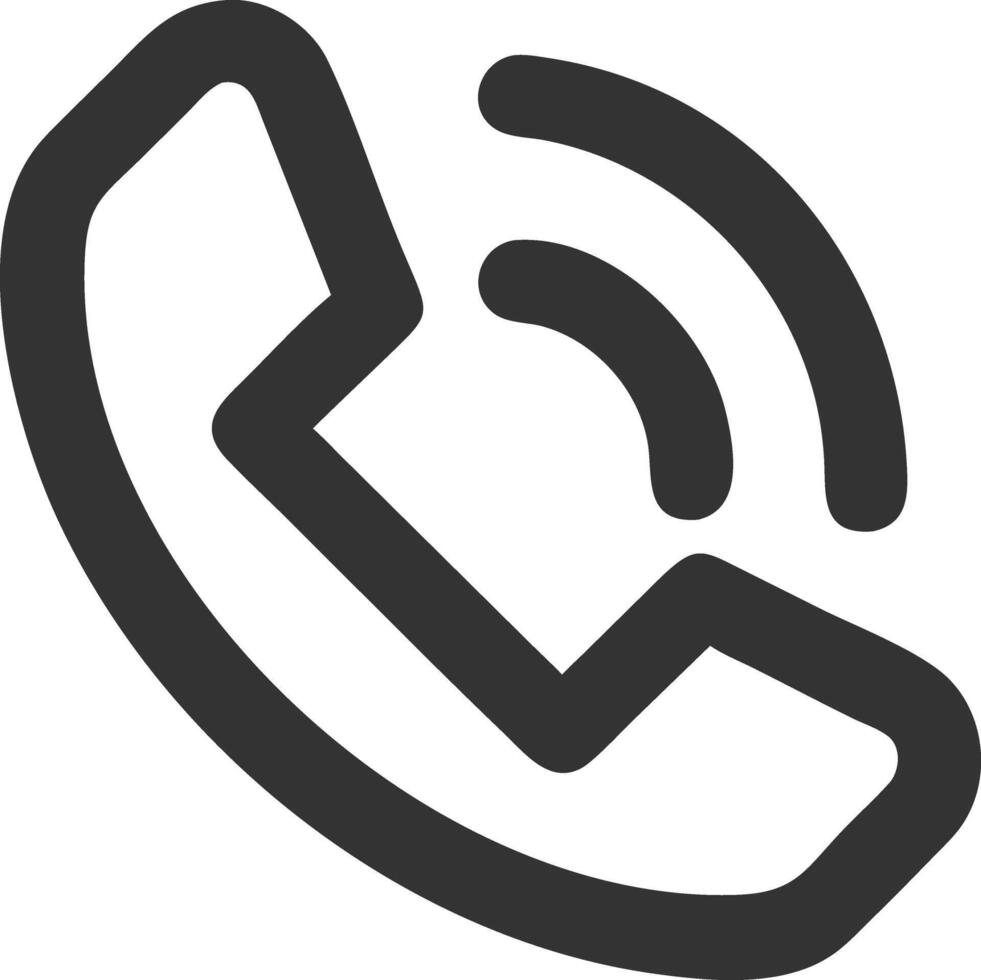 phone volume black fill icon vector