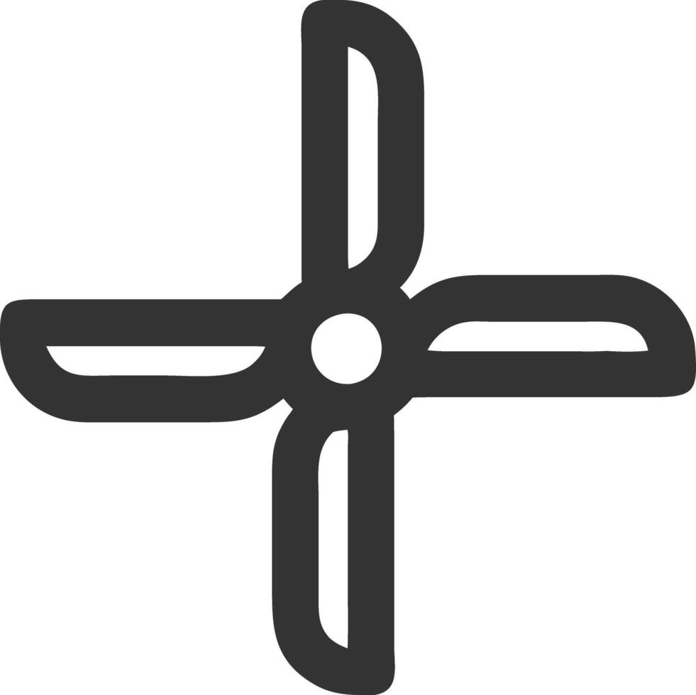 spinner black fill icon vector