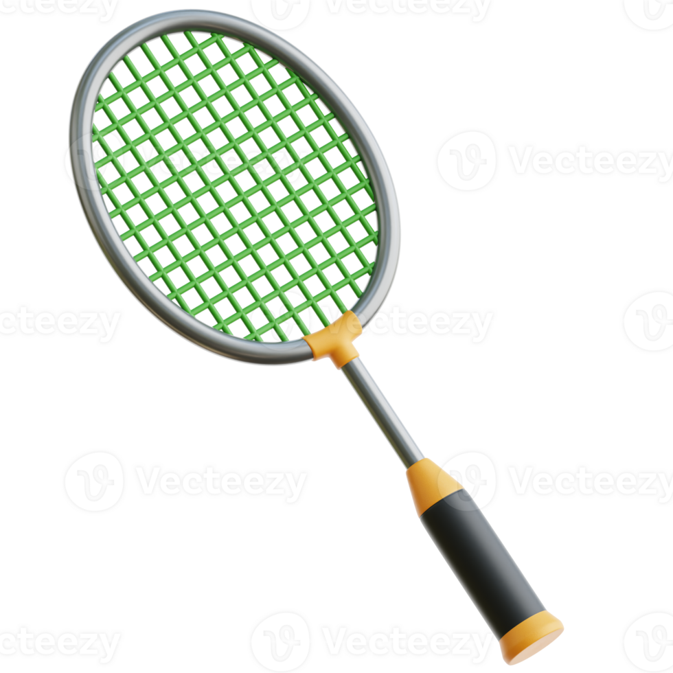 Badminton Racket 3d Illustration png