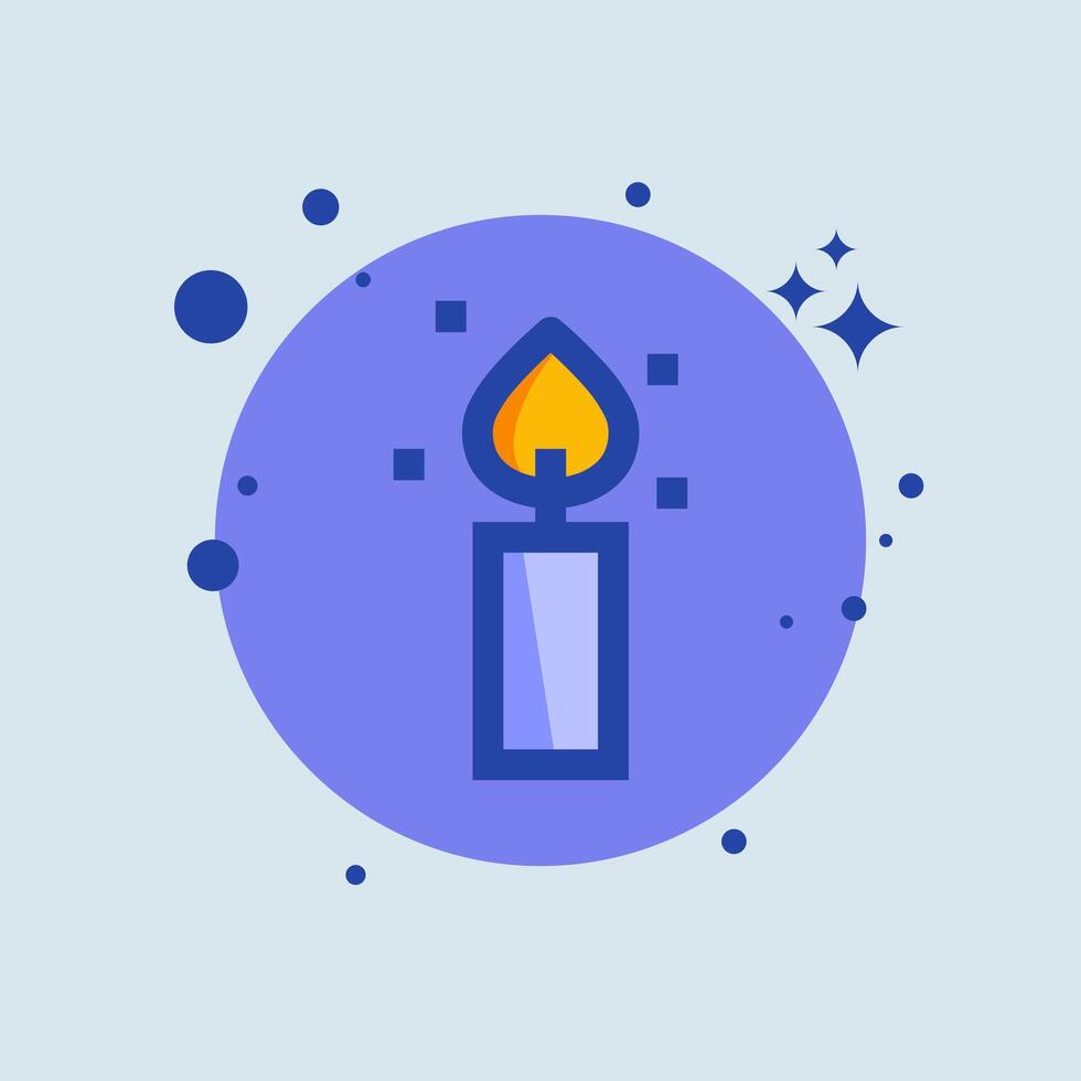 Ambient flat illustration. Relaxation signs illustration. vector
