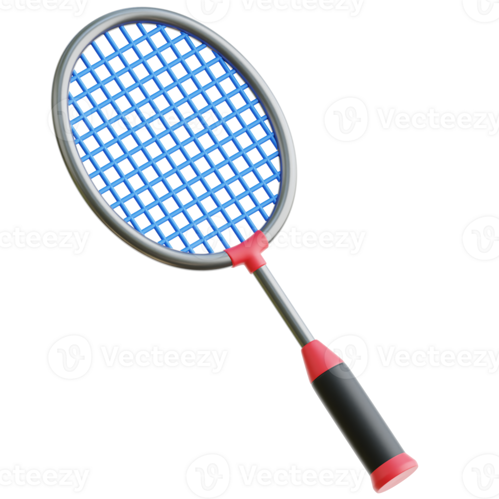 Badminton Racket 3d Illustration png