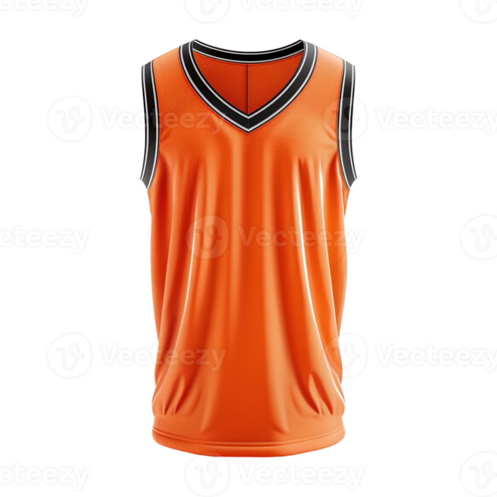 Sports Player Vest on Transparent Background png