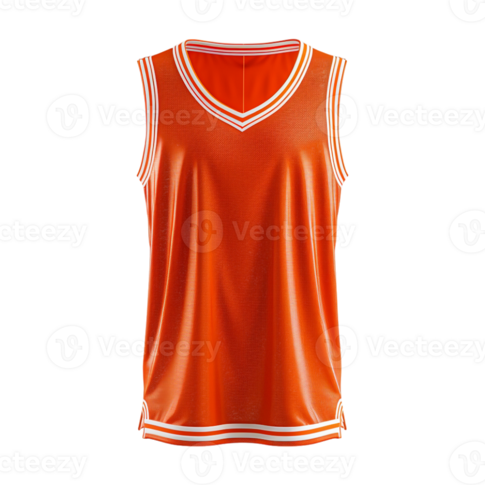 Sports Player Vest on Transparent Background png