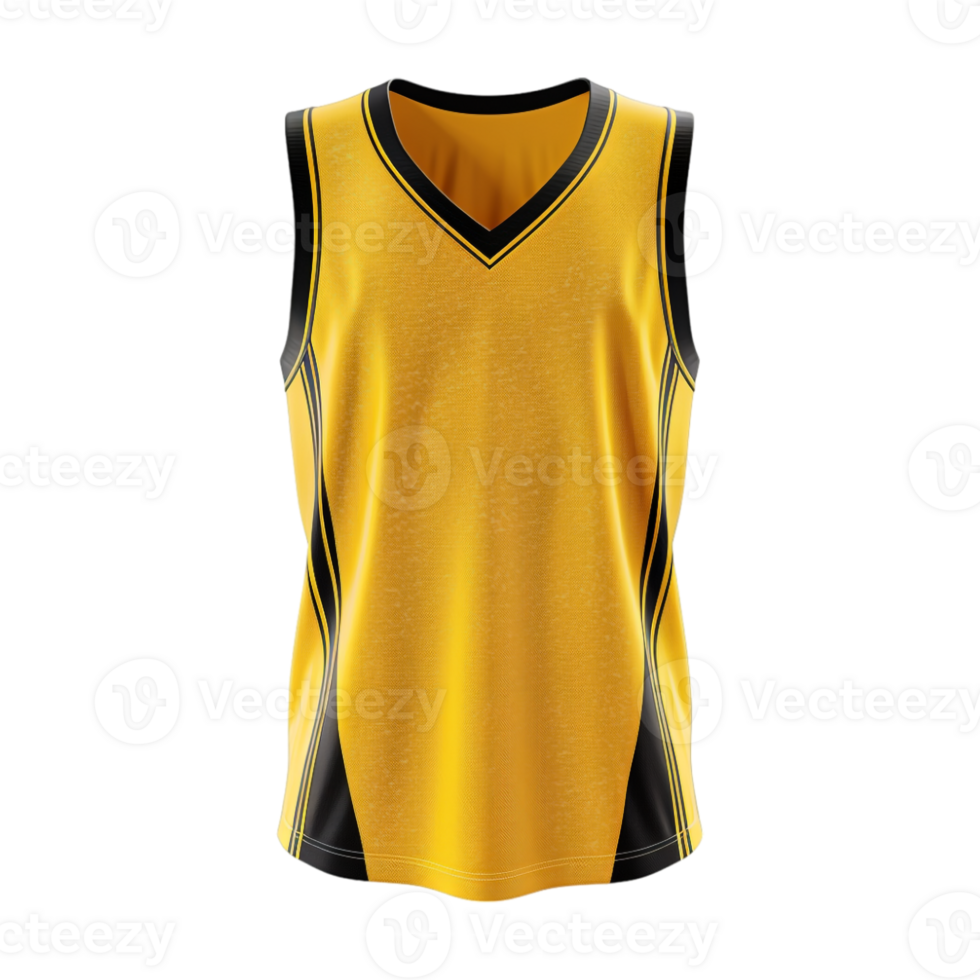 Sports Player Vest on Transparent Background png
