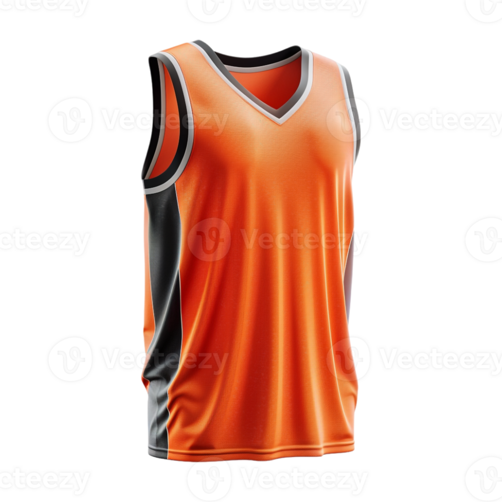 Sports Player Vest on Transparent Background png