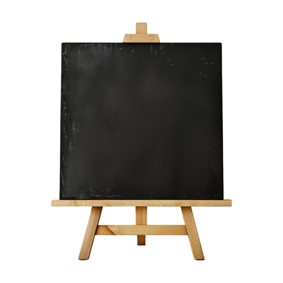 Black Canvas For Painting on Transparent Background png