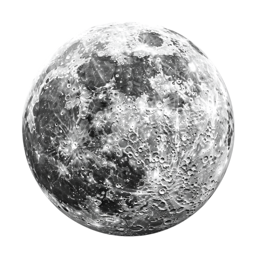 Moon on Transparent Background png