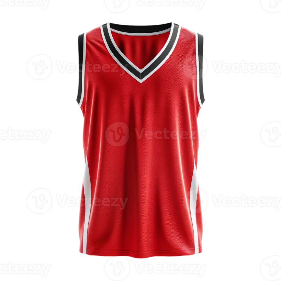 Sports Player Vest on Transparent Background png