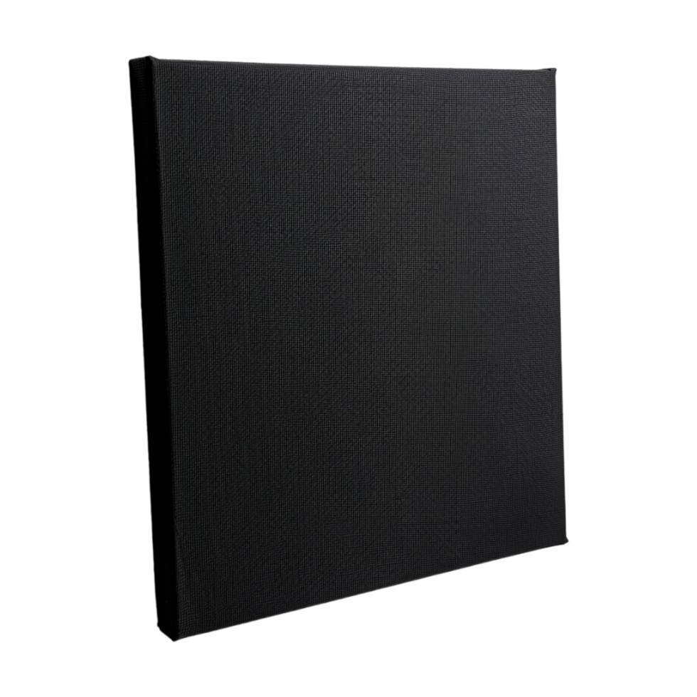 Black Canvas For Painting on Transparent Background png