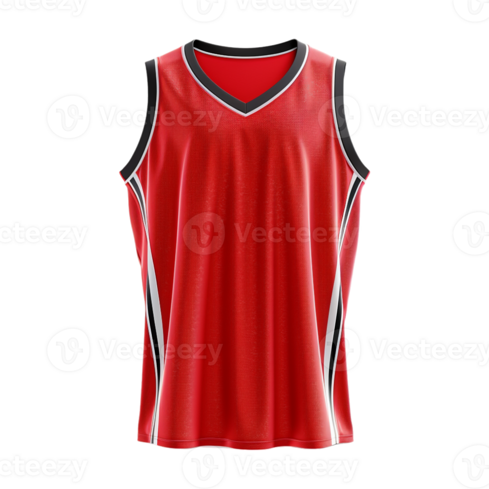 Sports Player Vest on Transparent Background png