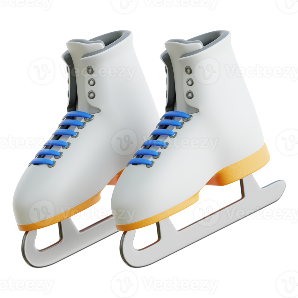 Ice Skates 3d Illustration png
