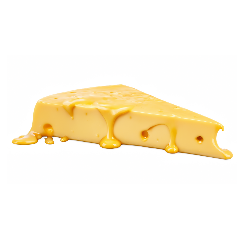 A splash of cheese with dripping and melting sauce, isolated on transparent background. png