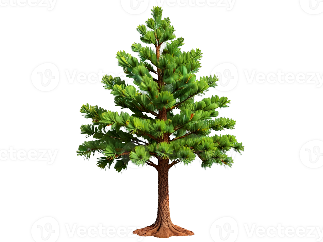tree medium pinus pinea isolated on transparent background png