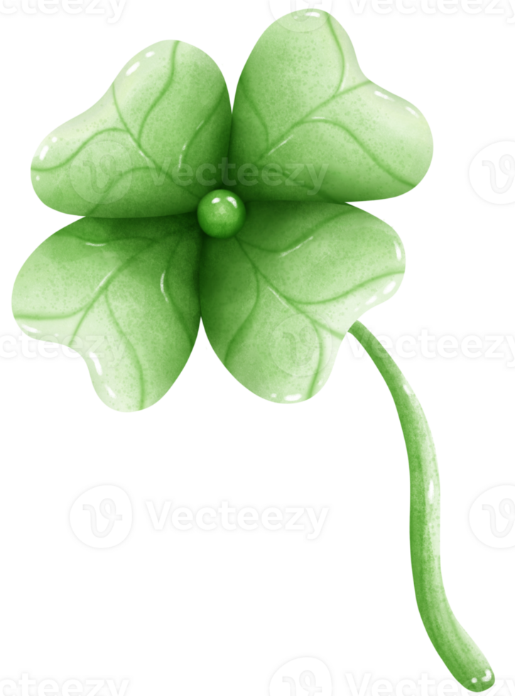 Lucky leaves made from natural clover png