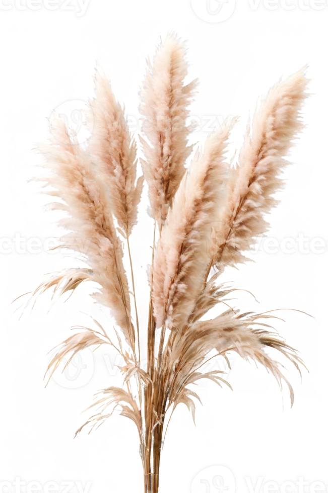 pampas grass isolated on transparent background png