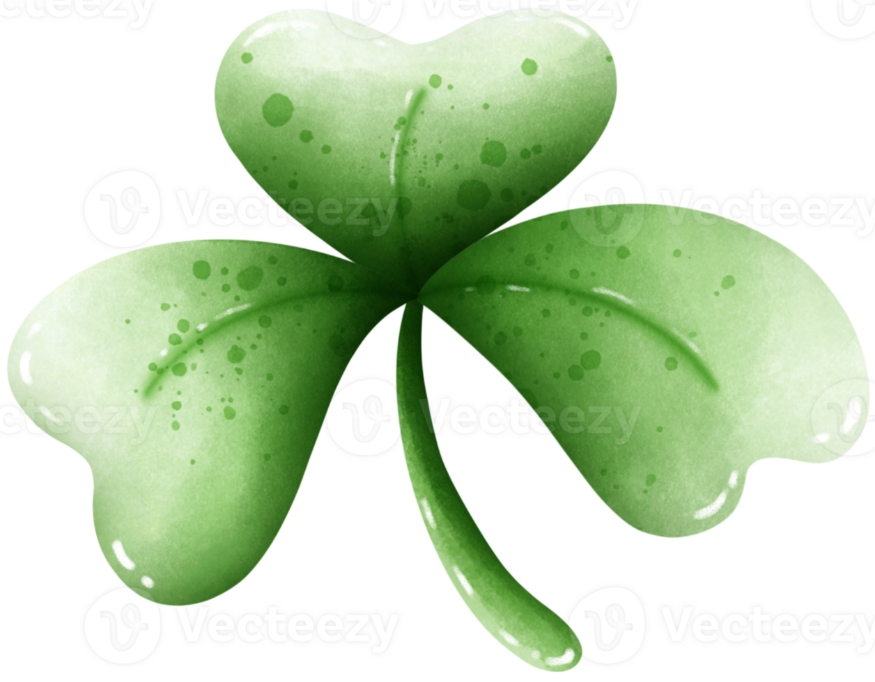 Lucky leaves made from natural clover png