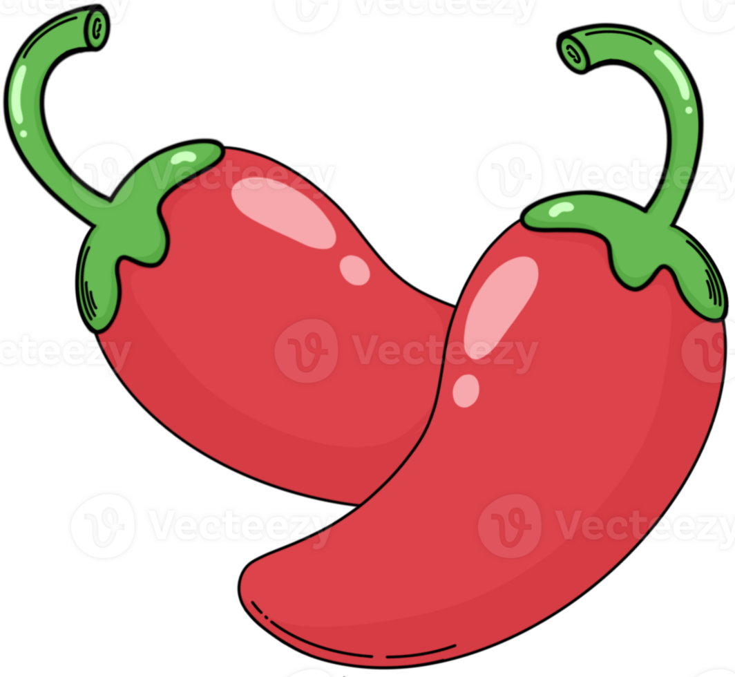 Fresh red chili 48105956 PNG