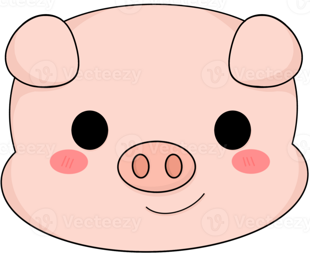 Cartoon little pig png