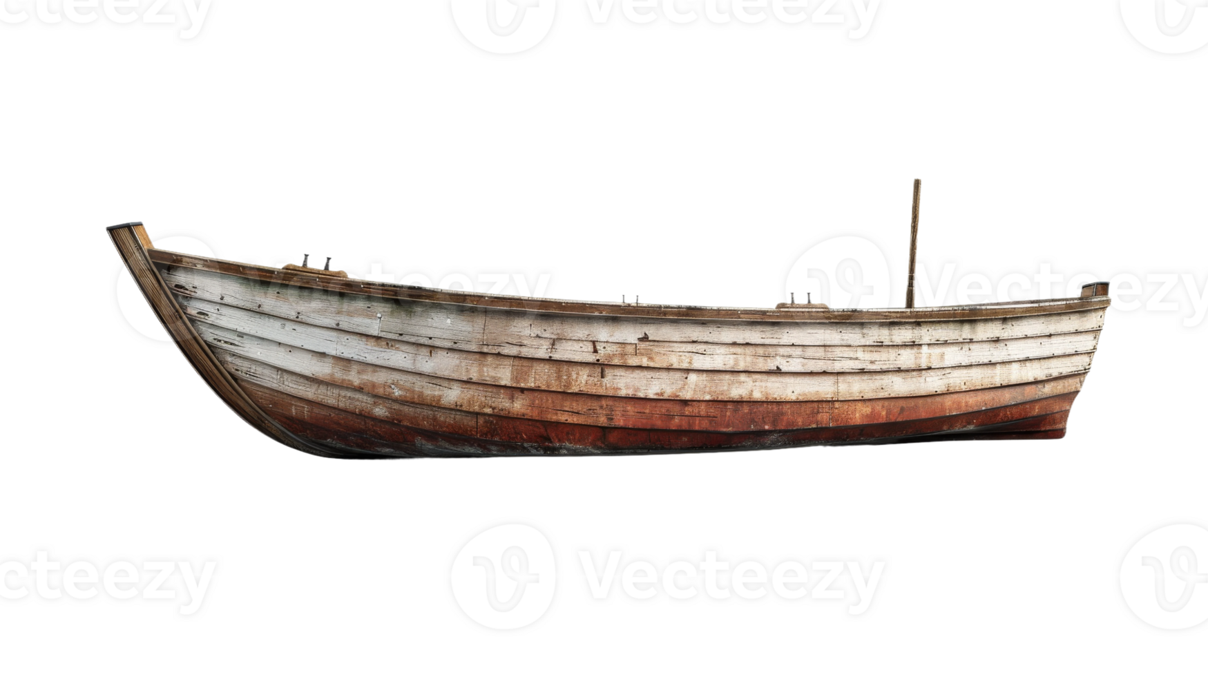 Majestic Boat Profile in Peaceful Setting on the transparent background, Format png