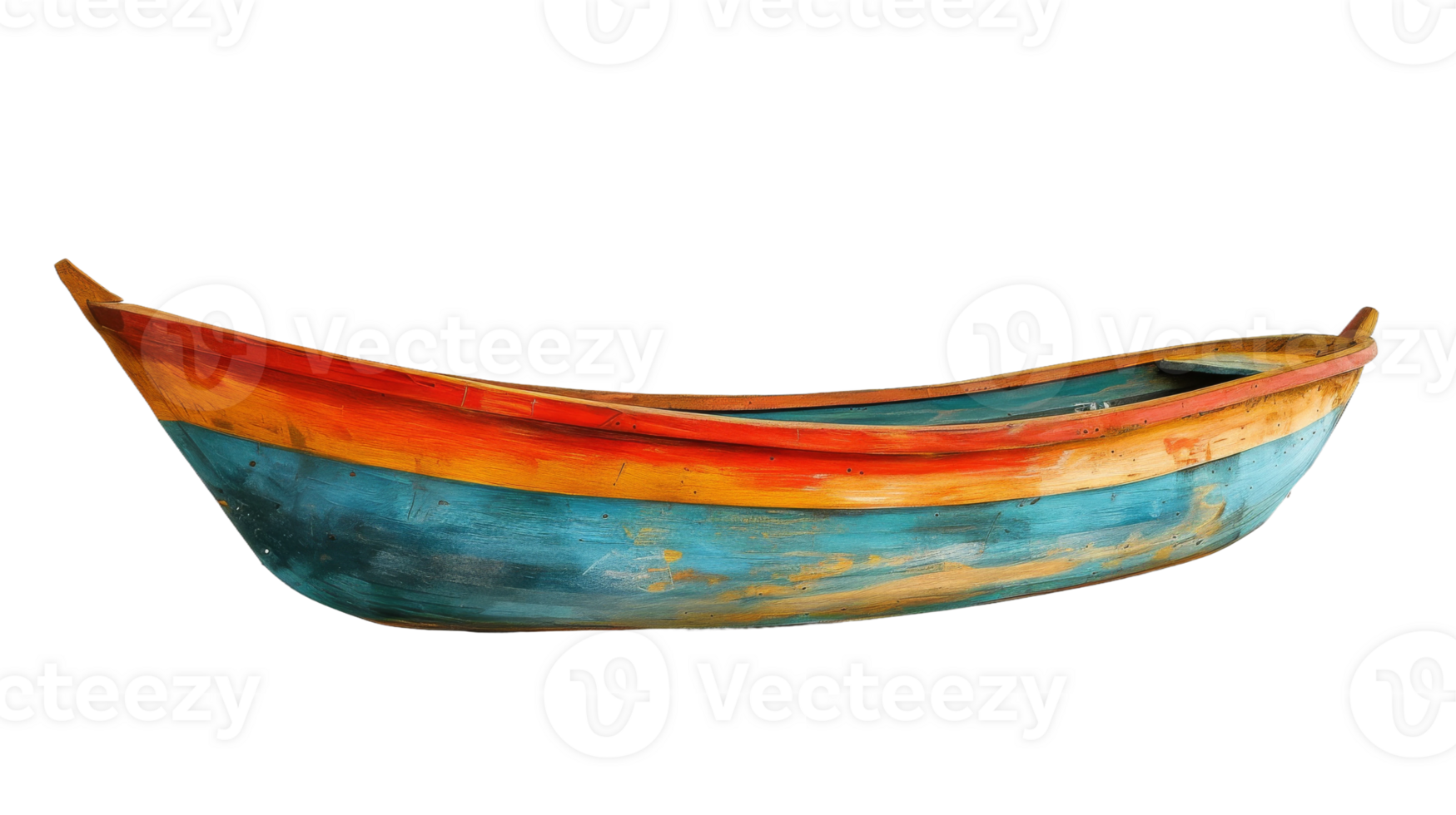 Side View of Boat on the transparent background, Format png
