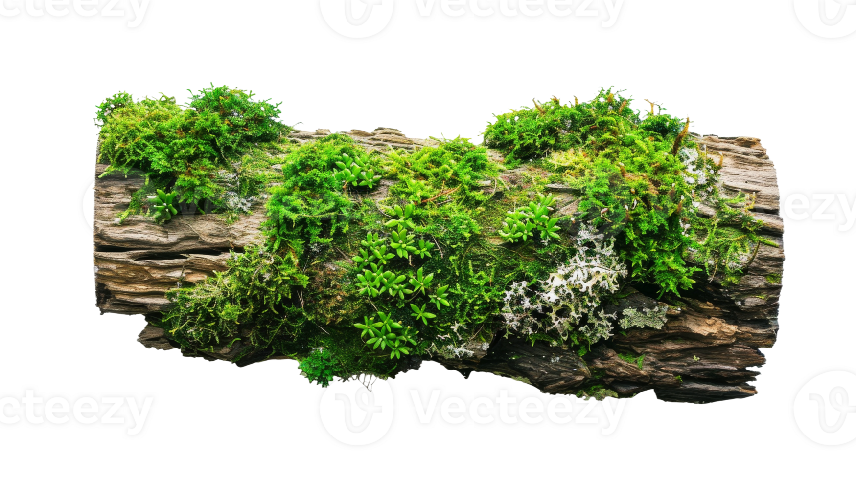 Mossy Trunk on the transparent background, Format png