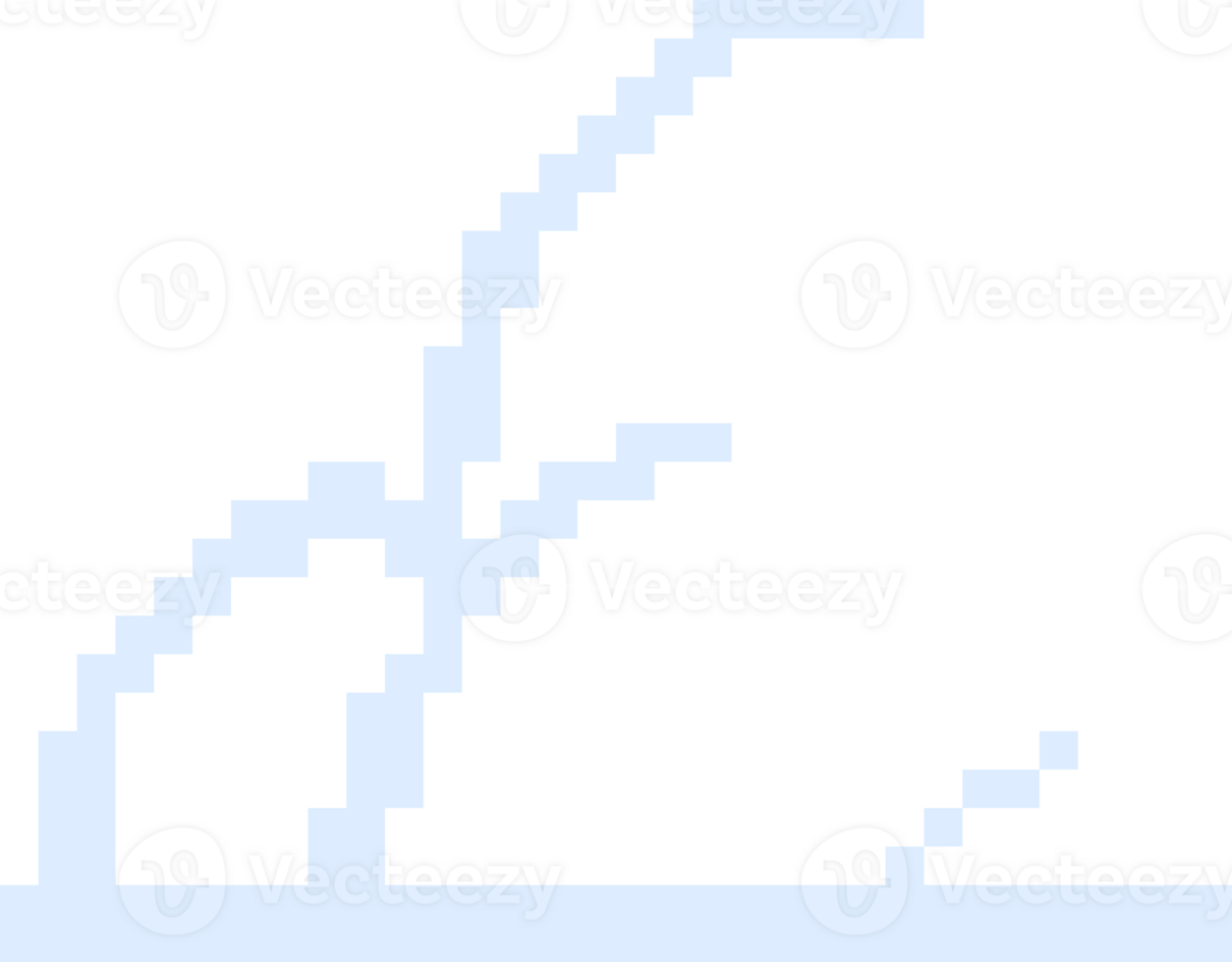 Cloud Pixel Art Icon Illustration png