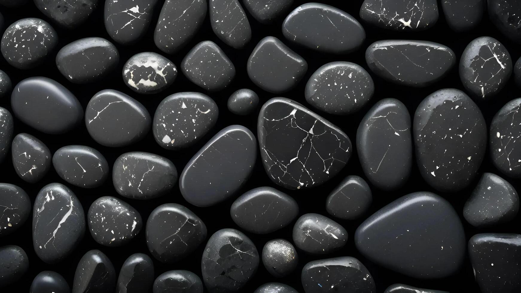 a glossy black stone background image. Suitable for accessories on screens and wallpapers photo