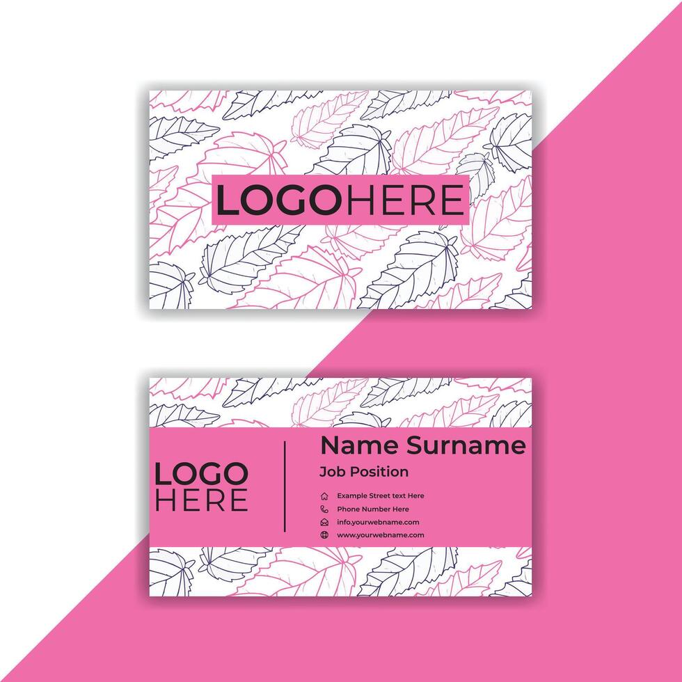 Print Professional Business Card, Template, or Visiting Card. vector