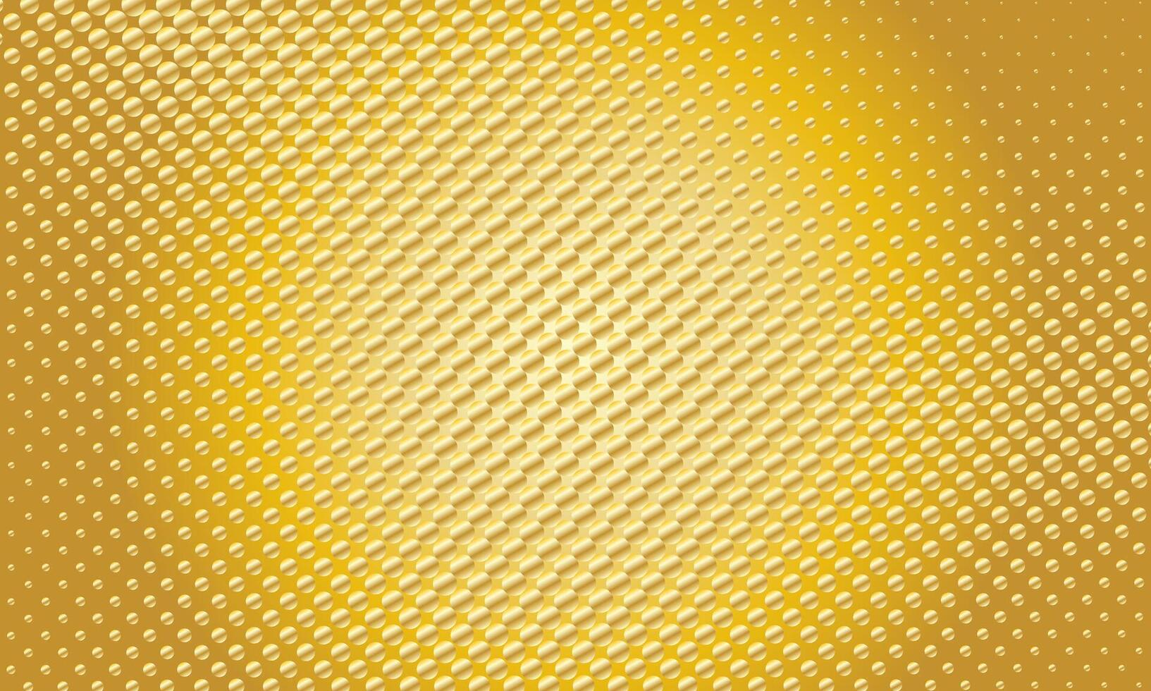 Abstract halftone dots background. yellow textured. vector