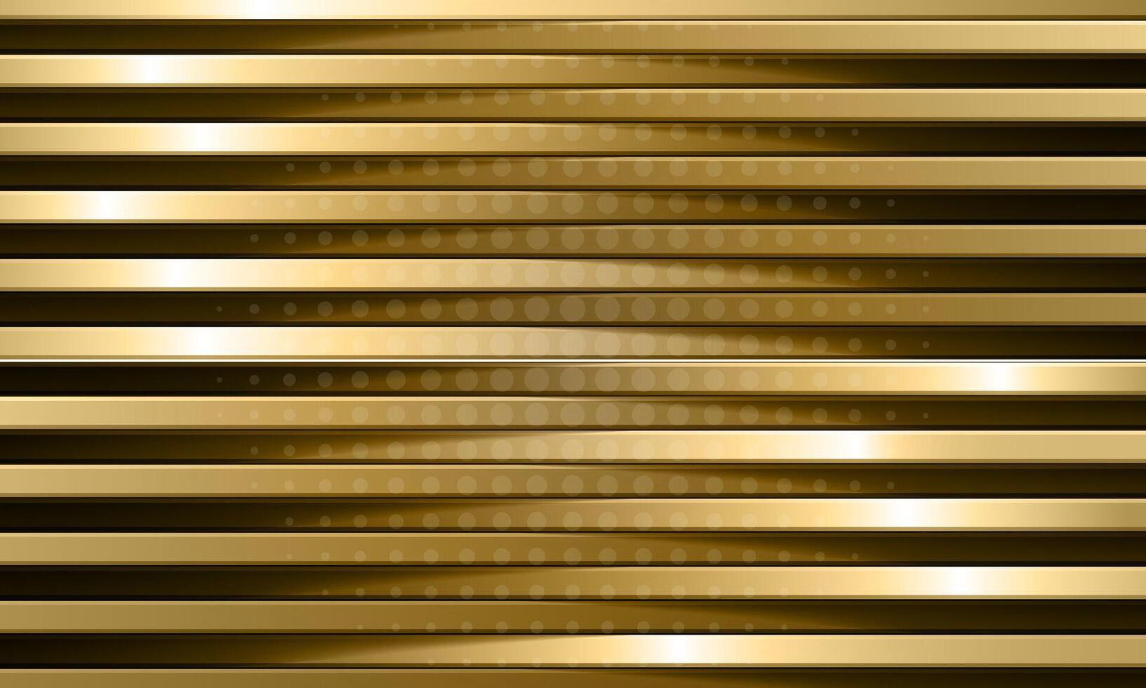 Horizontal gold stripes abstract background. gradient golden. vector