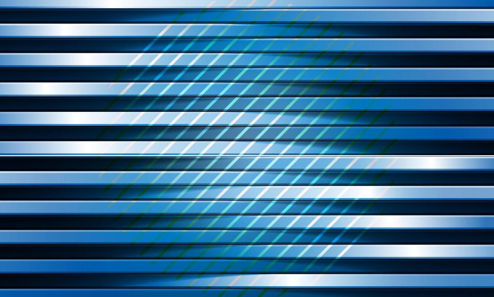 Horizontal blue stripes abstract background. gradient blue. vector