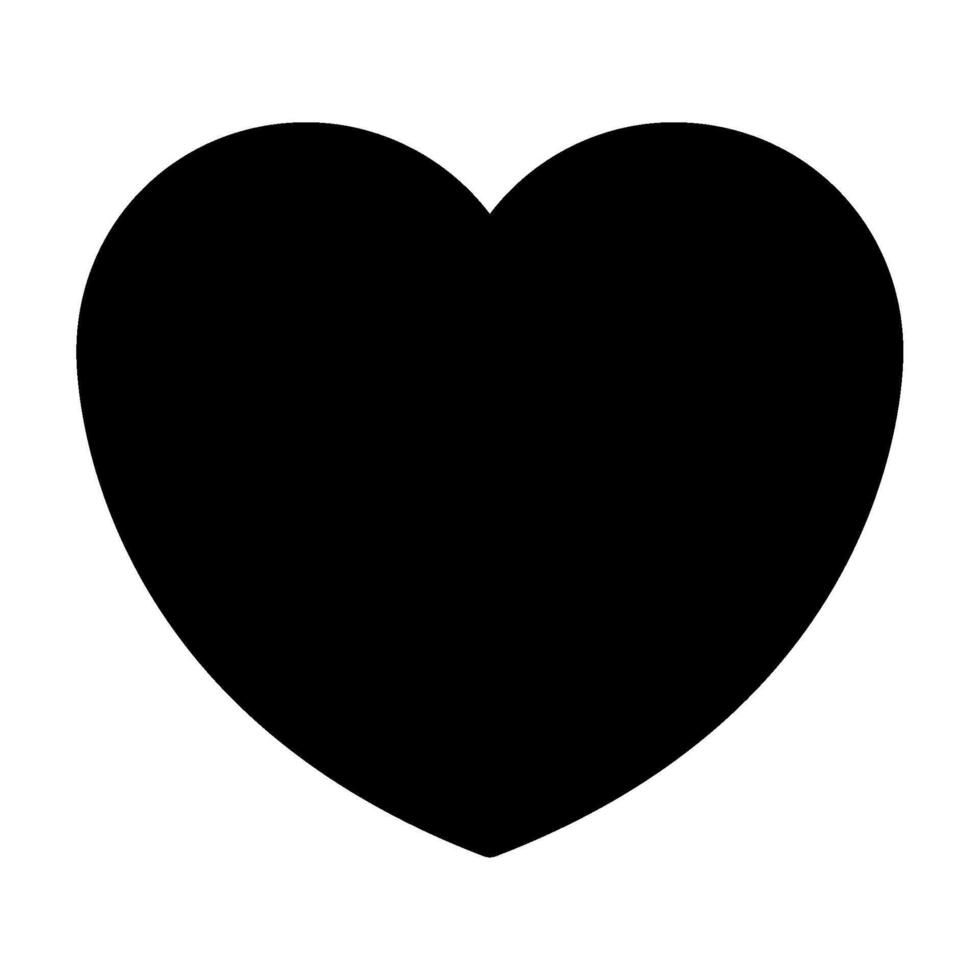Favorite icon glyph style vector