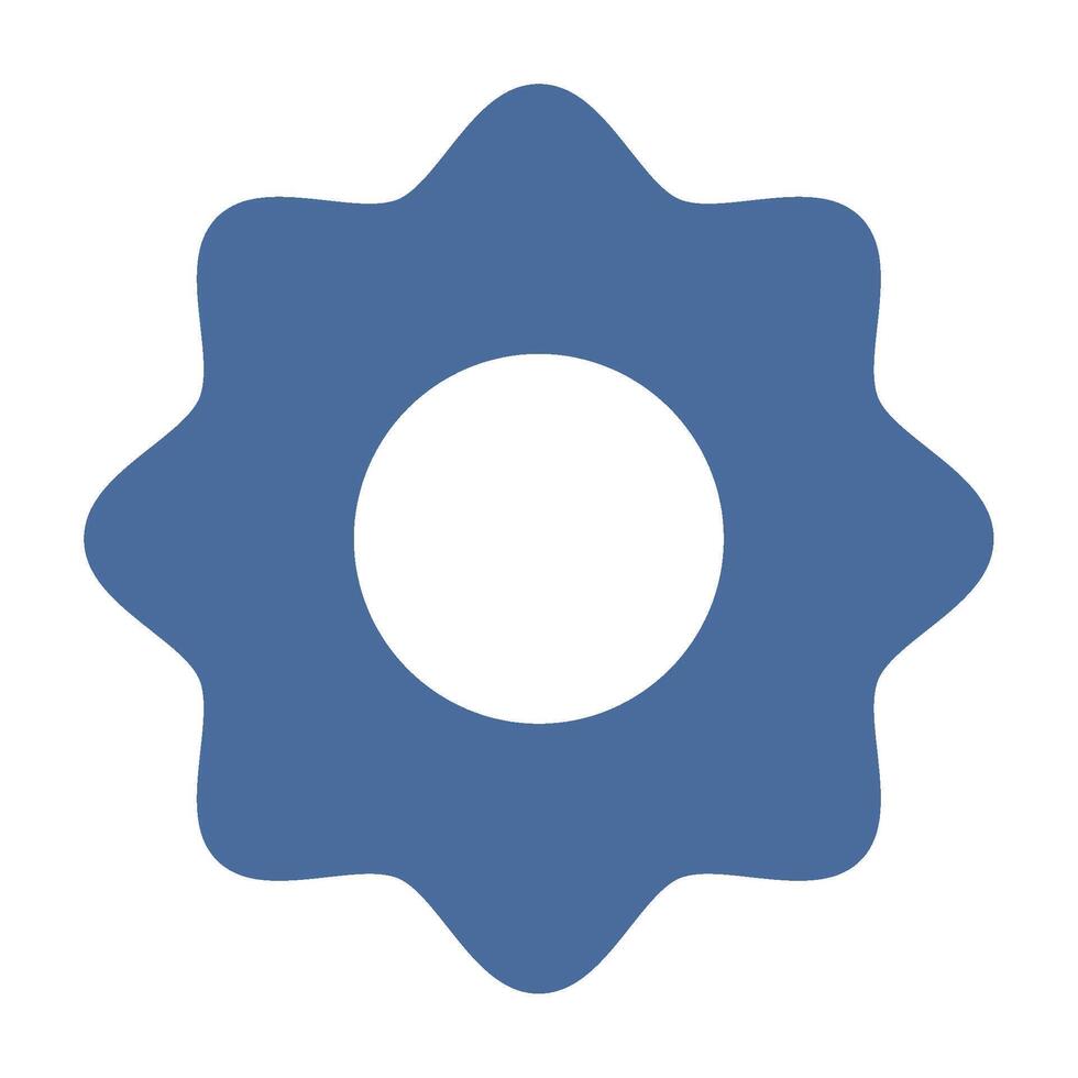 Setting icon flat style vector