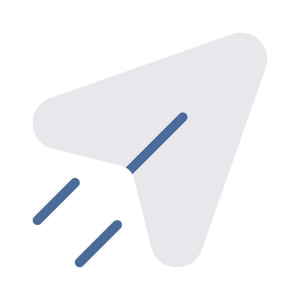 Plane icon flat style vector