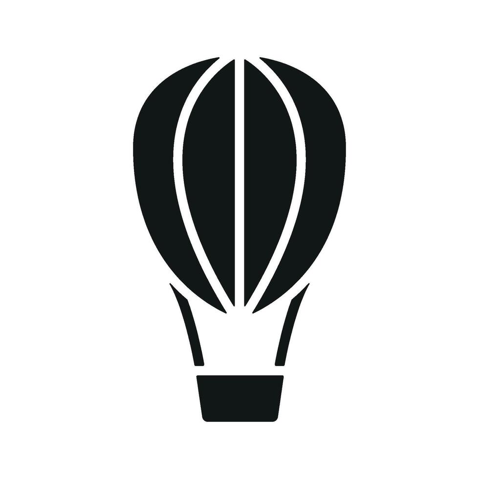 Hot air balloon icon design templates simple and modern vector