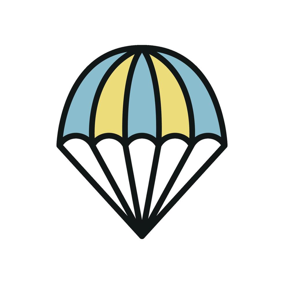 Parachute icon design templates simple and modern vector