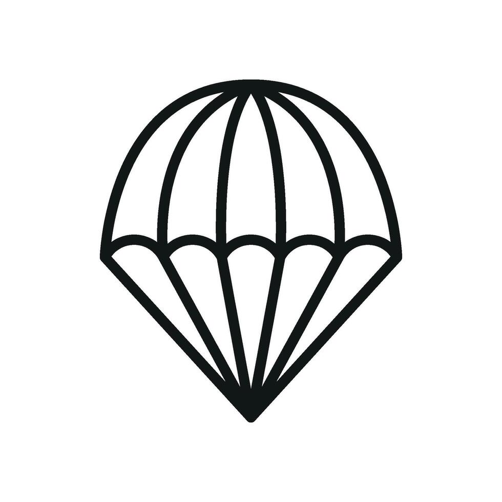 Parachute icon design templates simple and modern vector