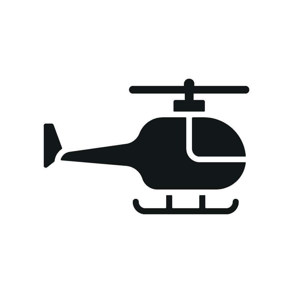 Helicopter icon design templates simple and modern vector