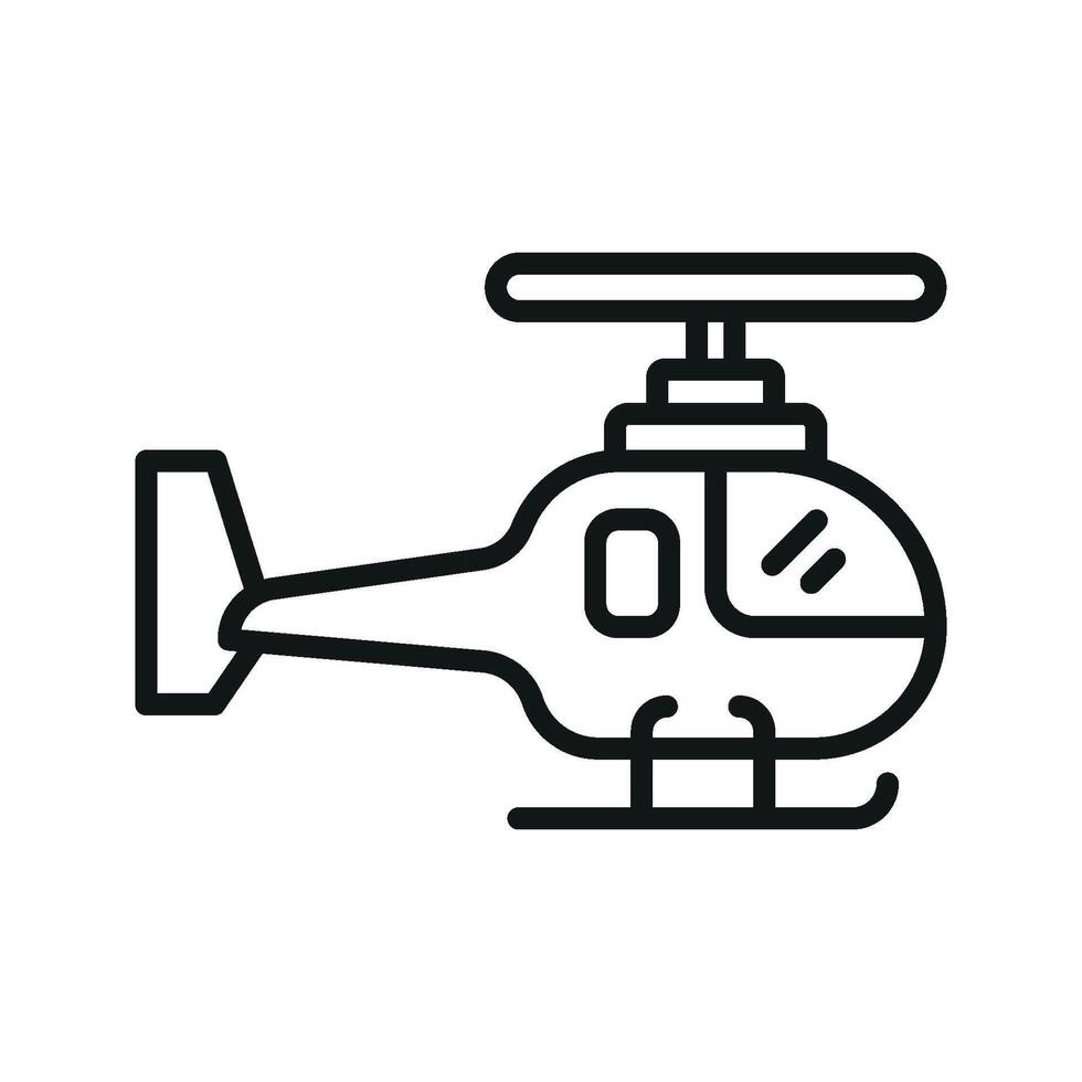 Helicopter icon design templates simple and modern vector