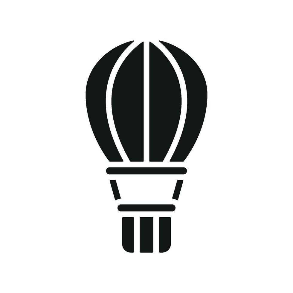 Hot air balloon icon design templates simple and modern vector