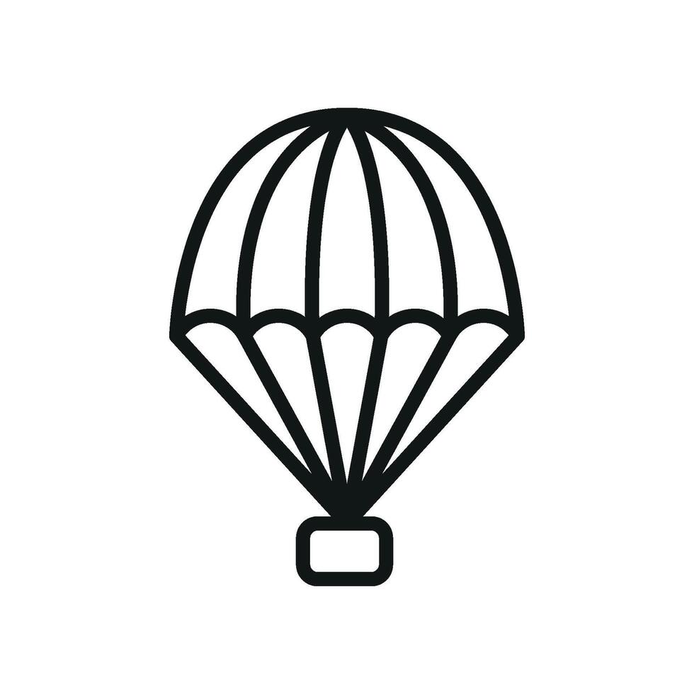 Parachute icon design templates simple and modern vector