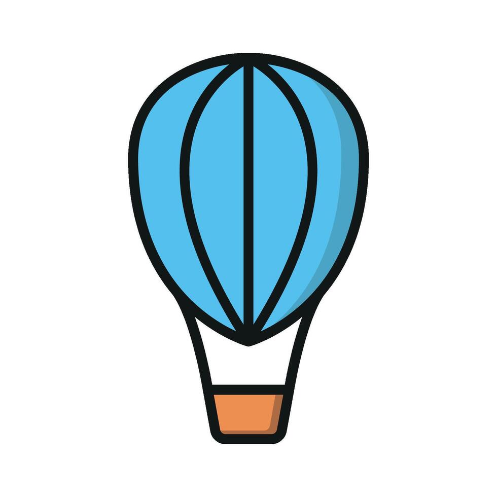 Hot air balloon icon design templates simple and modern vector