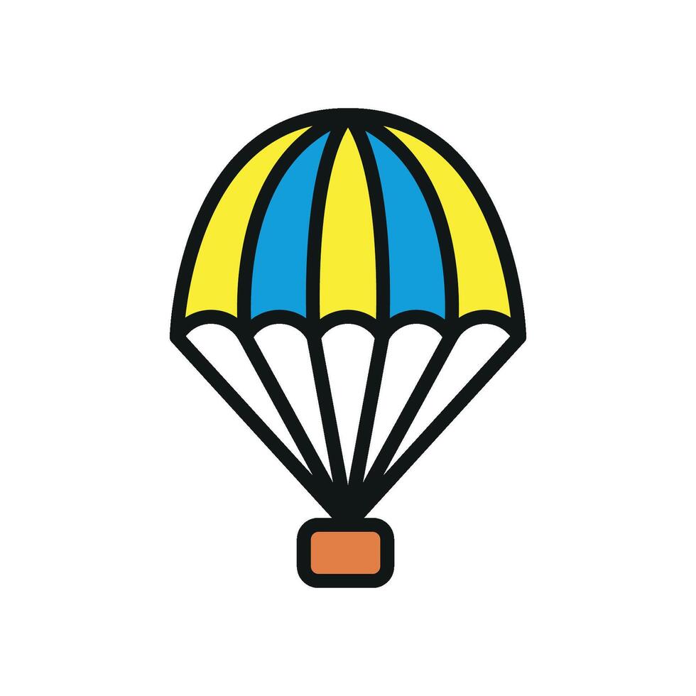 Parachute icon design templates simple and modern vector